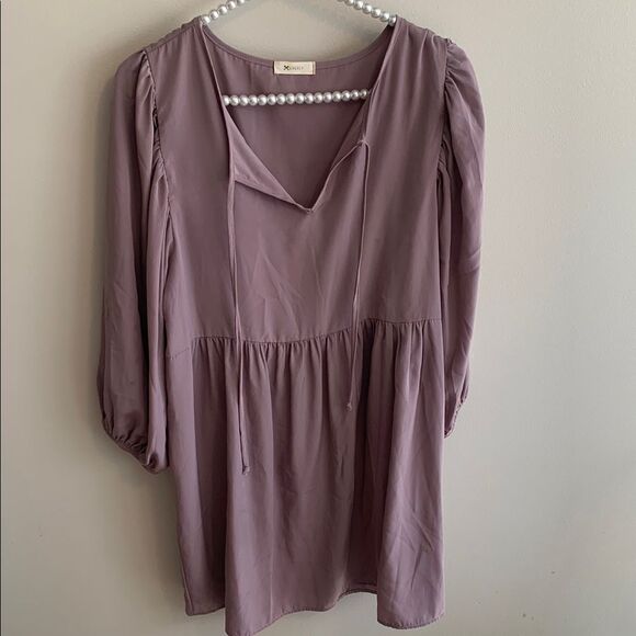 Everly brownish blouse size large - Picture 1 of 4